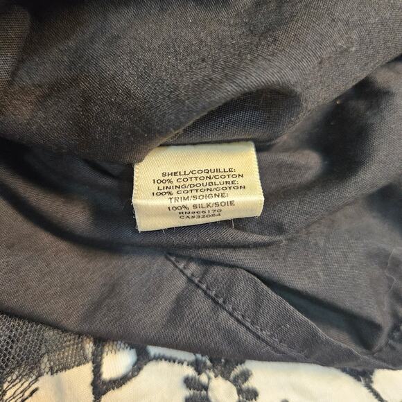 Anthropologie Moulinette Soeurs Overwhelmed Asters 3D Flower Eyelet Dress 8 - Picture 6 of 9